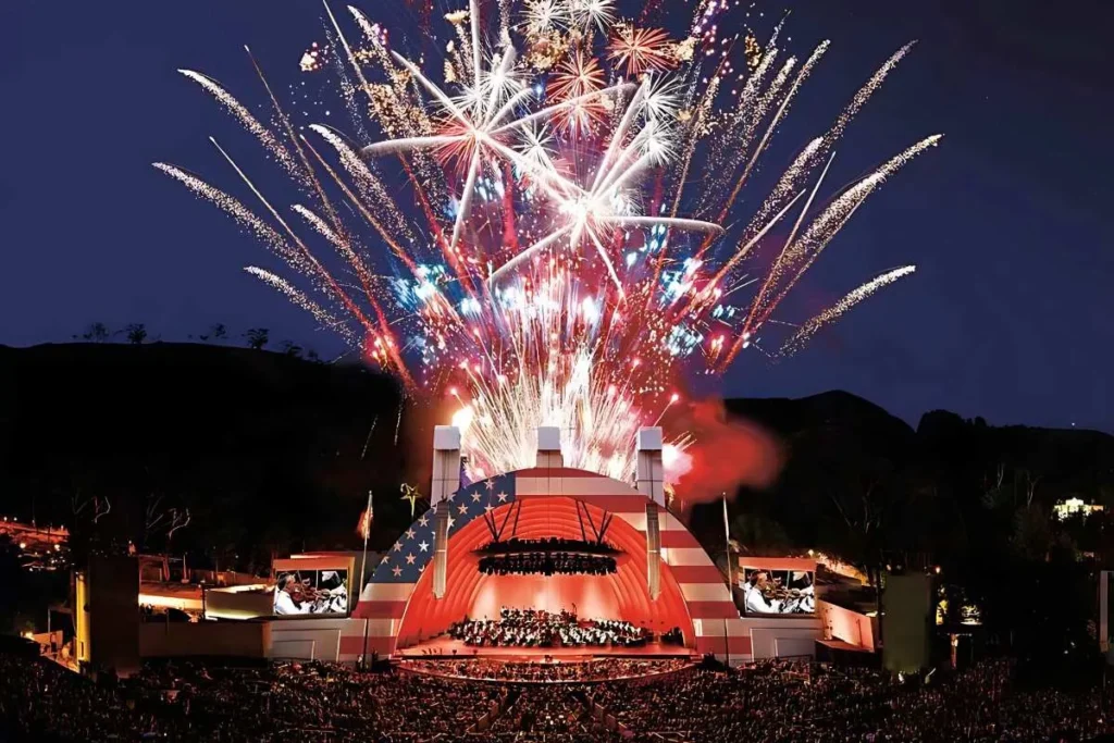 fuegos artificiales este 4 de julio en Los Ángeles