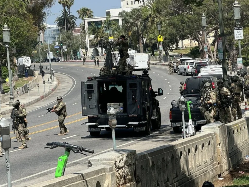 Guardia Nacional se une a redada masiva de ICE contra migrantes en Los Ángeles