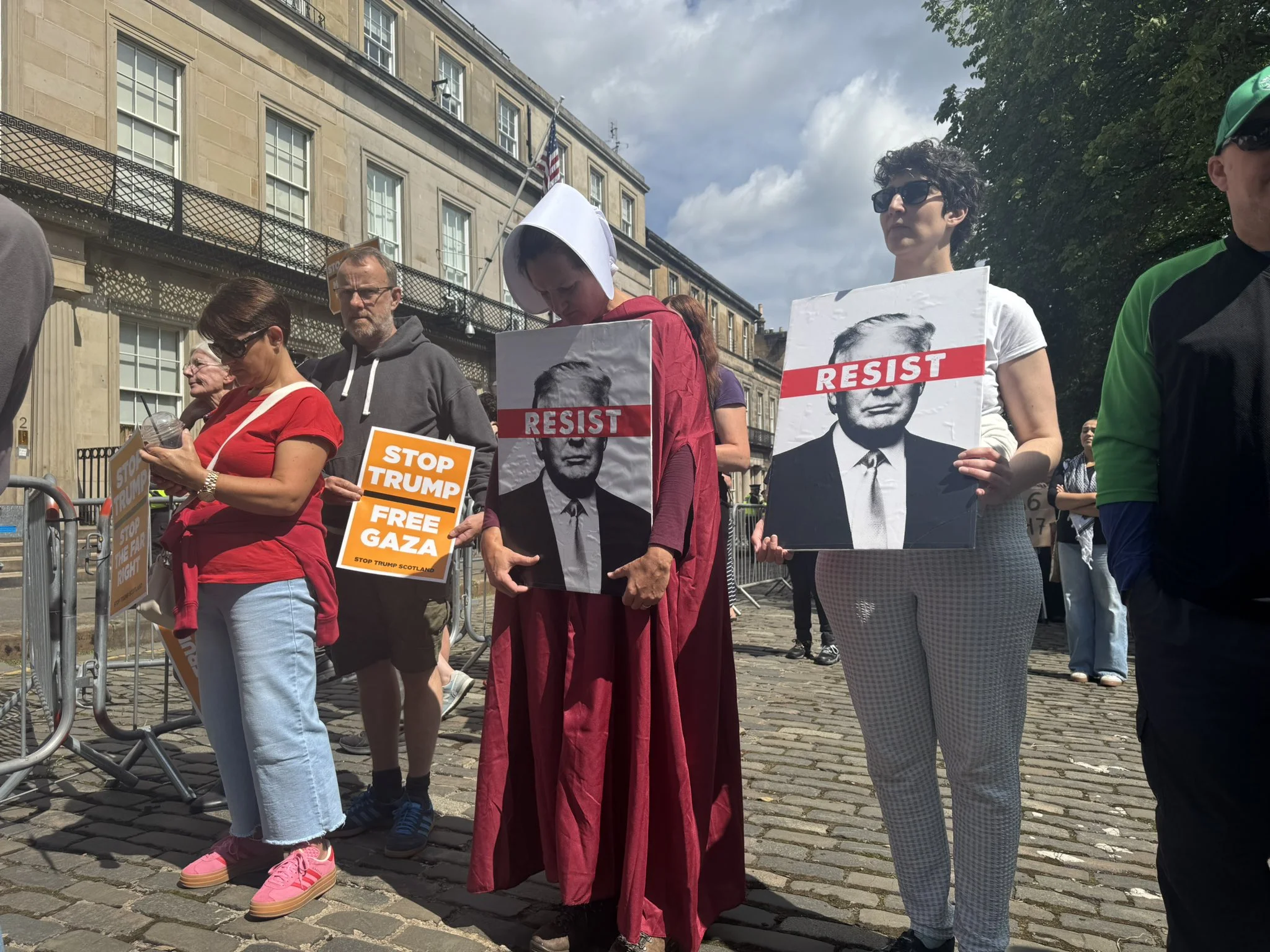 Escocia: Así fue la protesta contra la visita de Trump