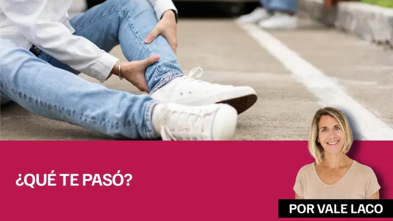 ¿Qué te pasó?