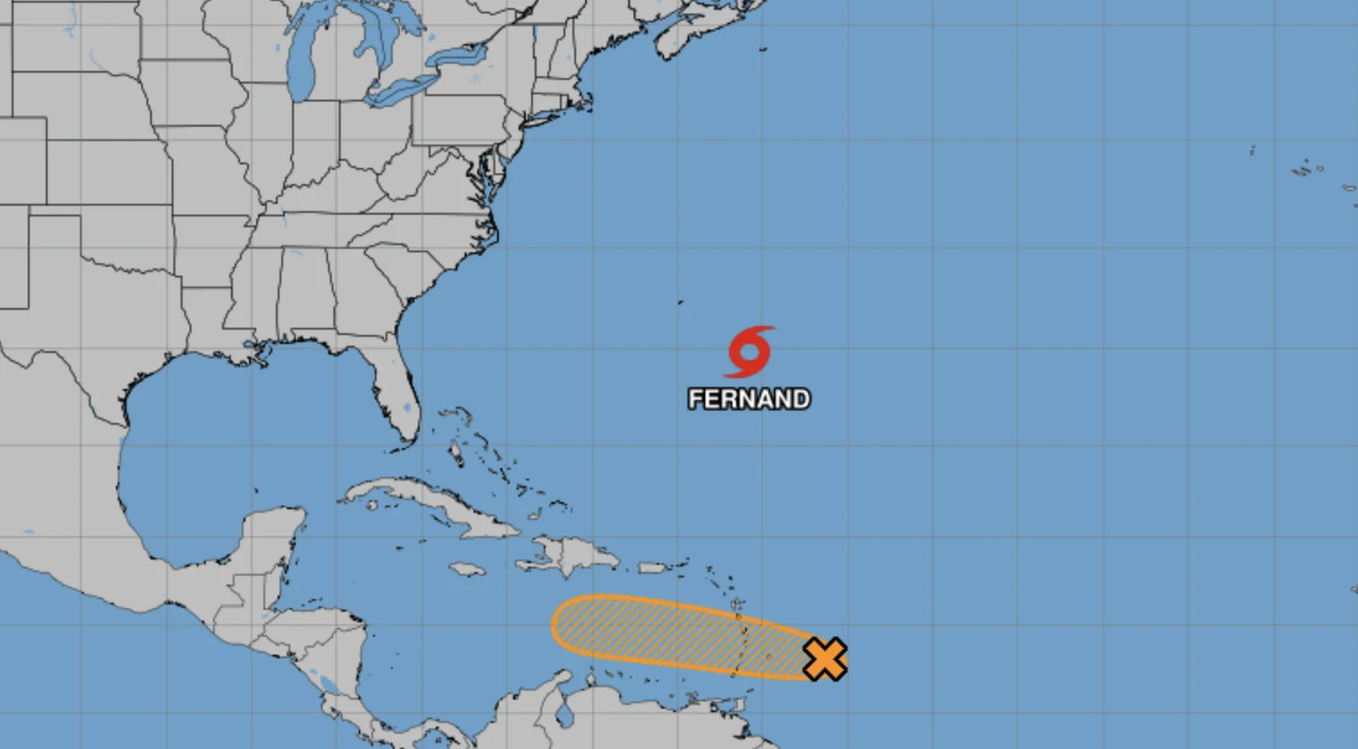 Se forma la tormenta Fernand: así se mueve en el Atlántico
