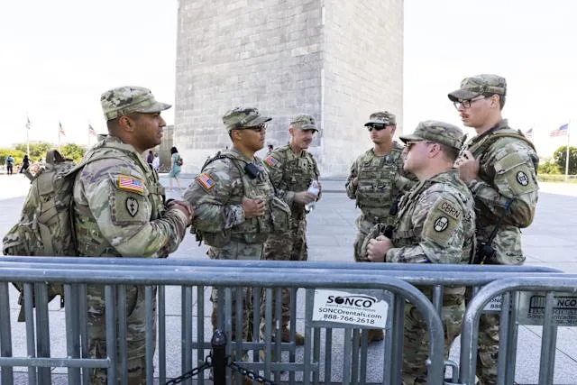 Guardia Nacional en DC ahora