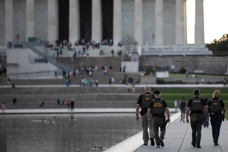 Washington bajo control federal: 400 arrestos en solo siete días