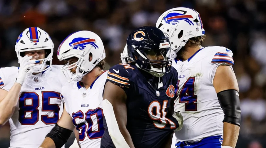 Los Bears arrasan 38-0 contra los Bills en la pretemporadada de la NFL