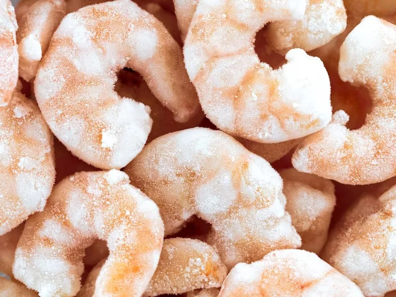 camarones con riesgo radiactivo en EE.UU.