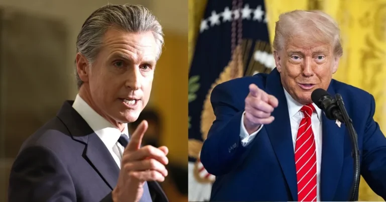 crítica de Newsom contra Trump