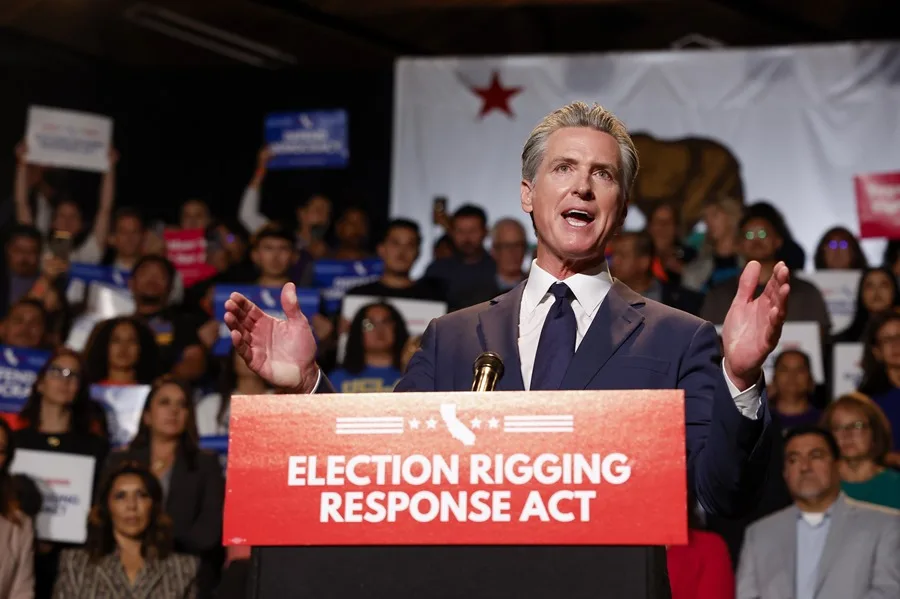 California presenta nuevo mapa electoral: ¿Desafía a Texas y Trump?