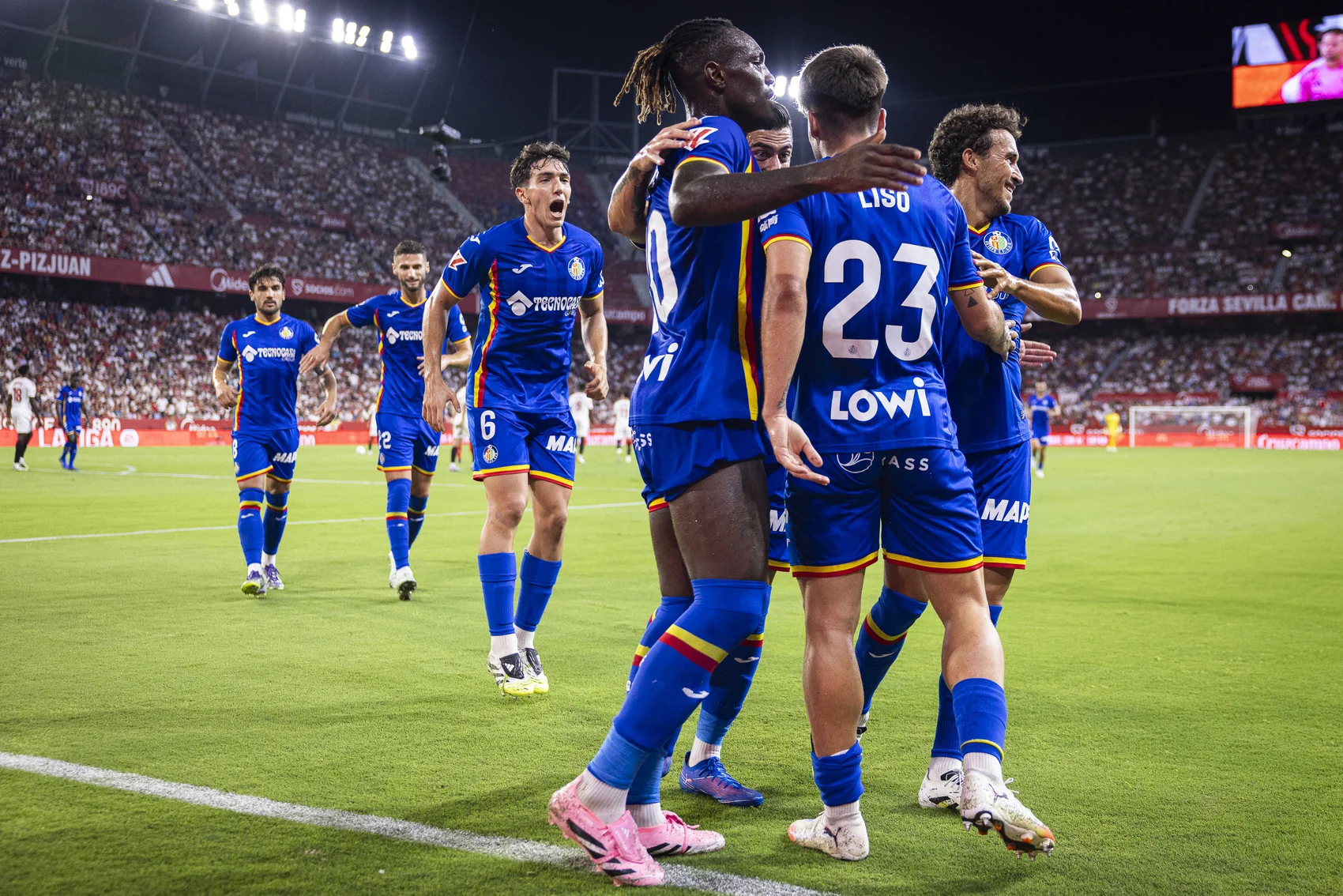 Getafe derrota como visitante a Sevilla en LaLiga