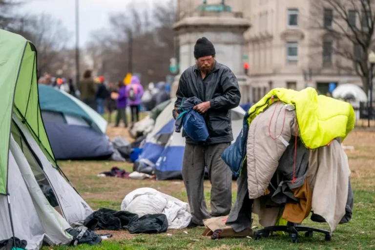 personas sin hogar en Washington DC