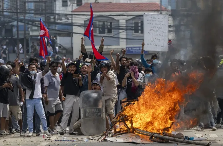 Protestas en Nepal