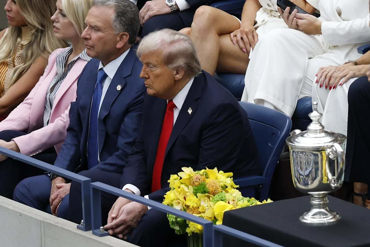 Trump fue abucheado en la final del US Open