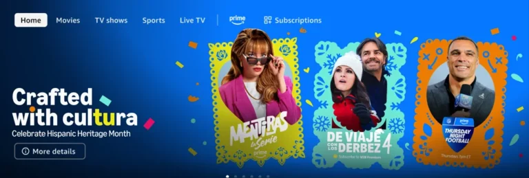 Celebra el Mes de la Herencia Hispana con Prime Video