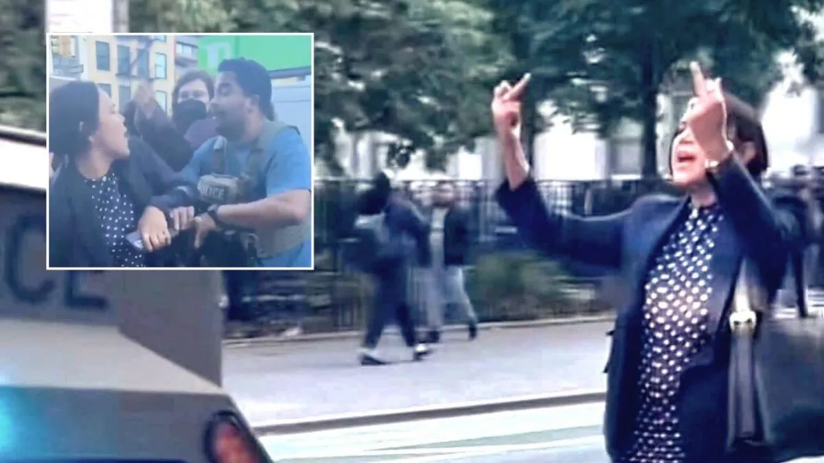 Mujer se vuelve viral por pelear con ICE en Nueva York