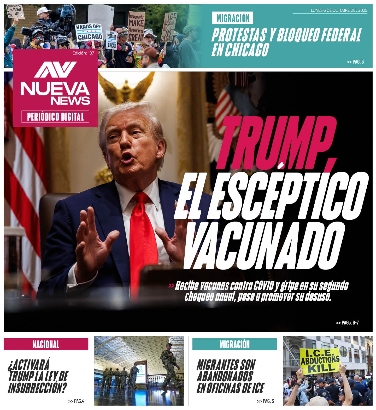 TRUMP, EL ESCÉPTICO VACUNADO