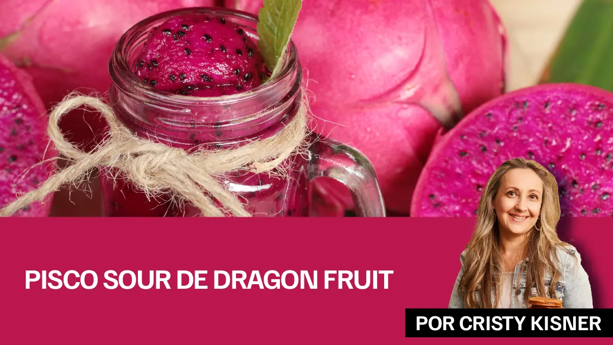 Pisco Sour de Dragon Fruit