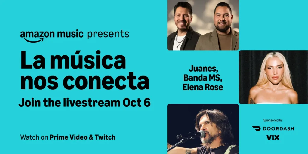 Regresa la esperada campaña de Amazon Music:  “La música nos conecta”