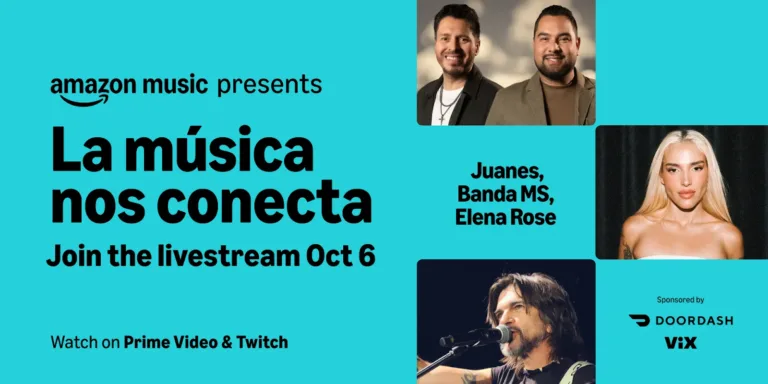 Regresa la esperada campaña de Amazon Music:  “La música nos conecta”