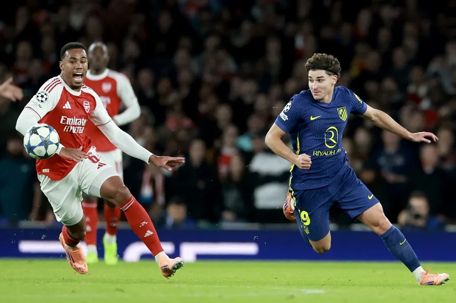 Arsenal humilla al Atlético de Madrid en solo 13 minutos