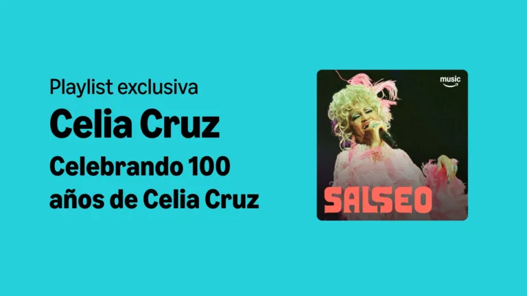 ¡Celebra el centenario de Celia Cruz con Amazon Music!