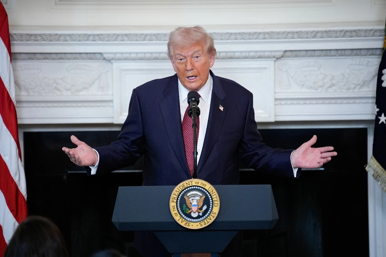 Donald Trump. EN PORTADA: CIERRE RÉCORD Trump acorrala a republicanos para reabrir el gobierno tras convertirse en el más largo de la historia.