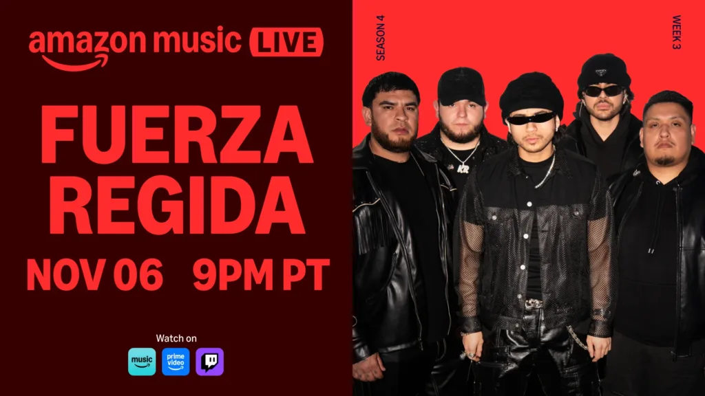 Fuerza Regida será parte de la nueva temporada de Amazon Music