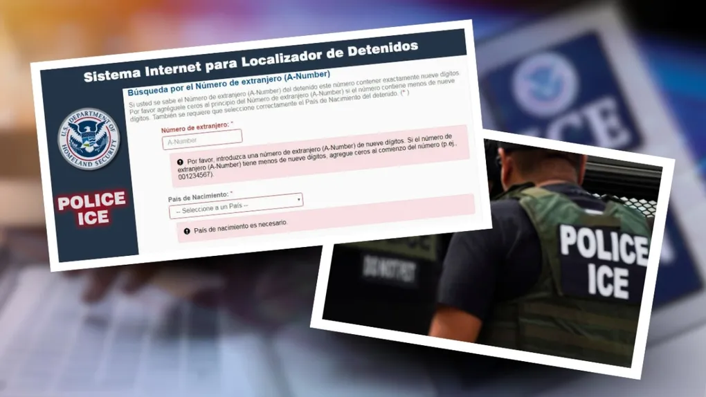 ICE lanza herramienta online para ubicar detenidos