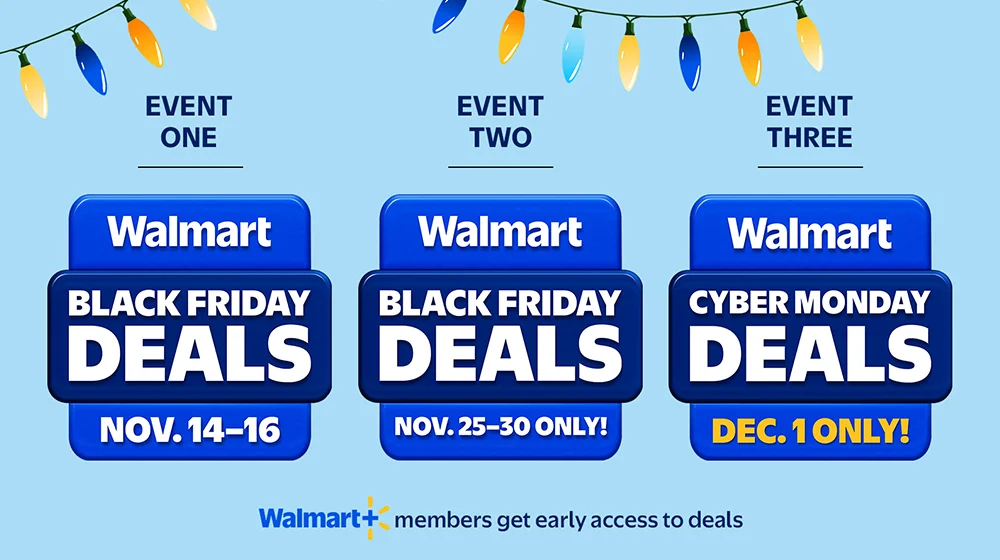 Black Friday y Cyber Monday 2025: conoce las ofertas en Walmart