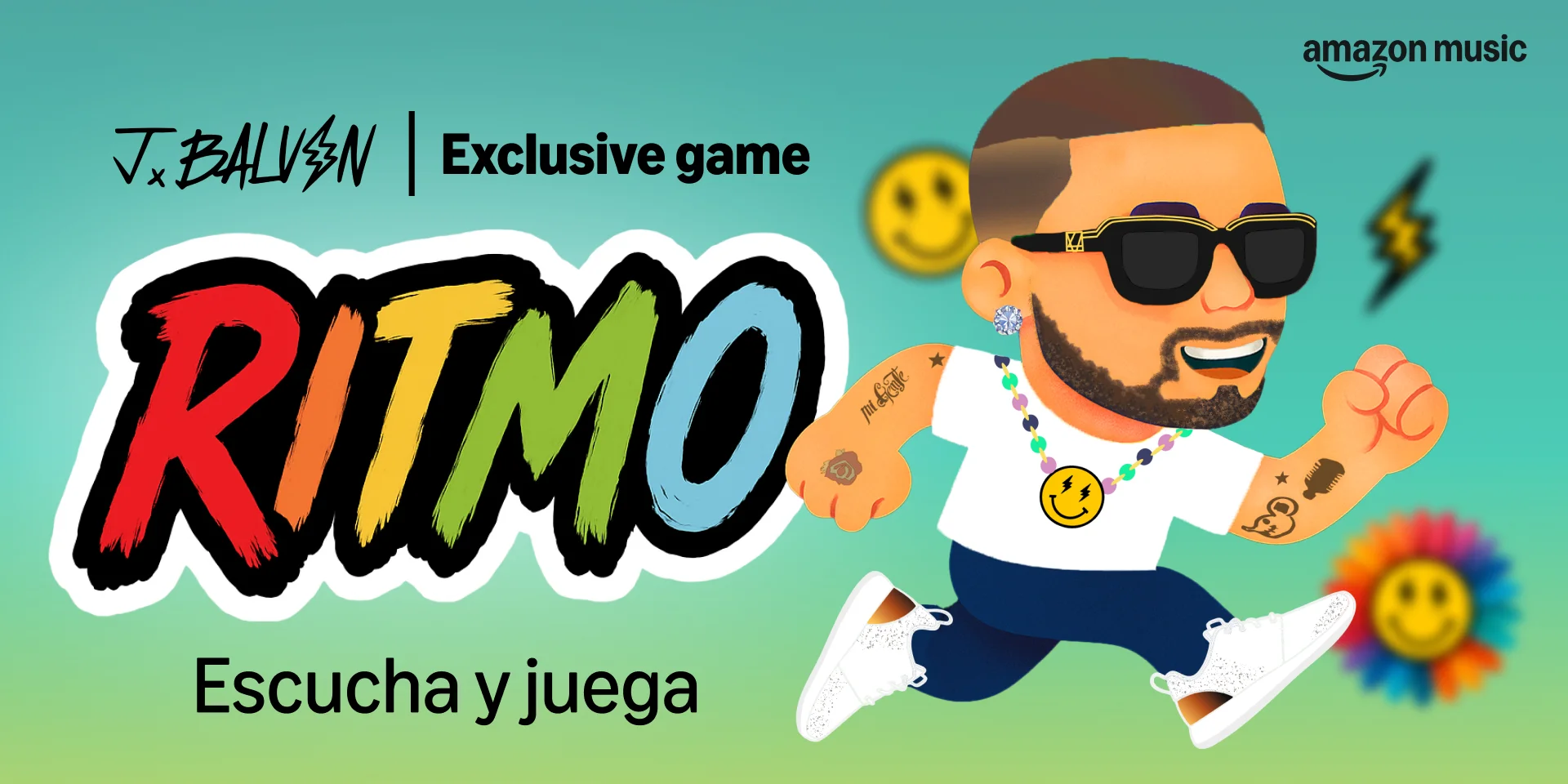 J Balvin lanza nuevo videojuego junto a Amazon Music