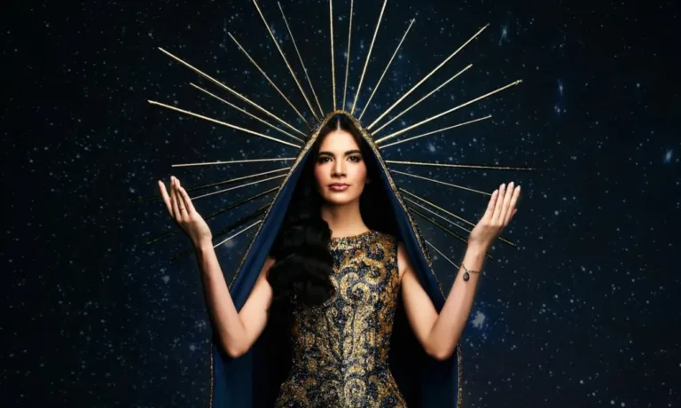 Miss Brasil deslumbra con traje de Nuestra Señora de Aparecida