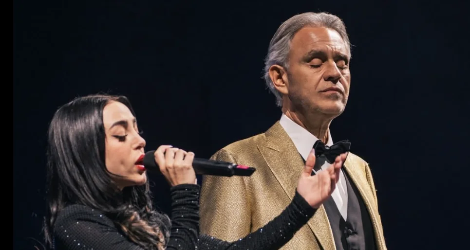 Nicki Nicole recibe duras críticas tras cantar junto a Andrea Bocelli