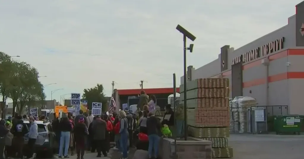 Protestas ICE en Home Depot de Baltimore