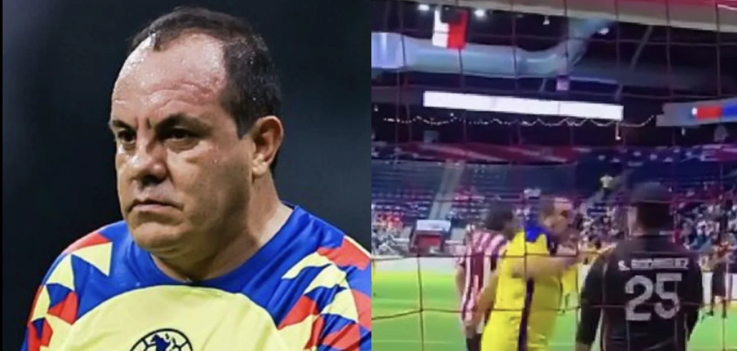 Escándalo: Cuauhtémoc Blanco agrede a portero de Chivas
