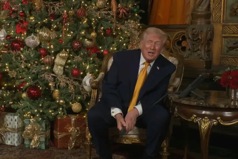 Trump alerta a niño sobre “Santa Claus malo” y genera polémica