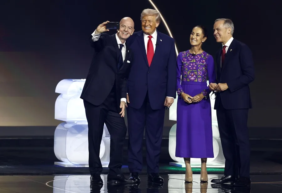 Trump baila al ritmo de Village People en el sorteo del Mundial 2026