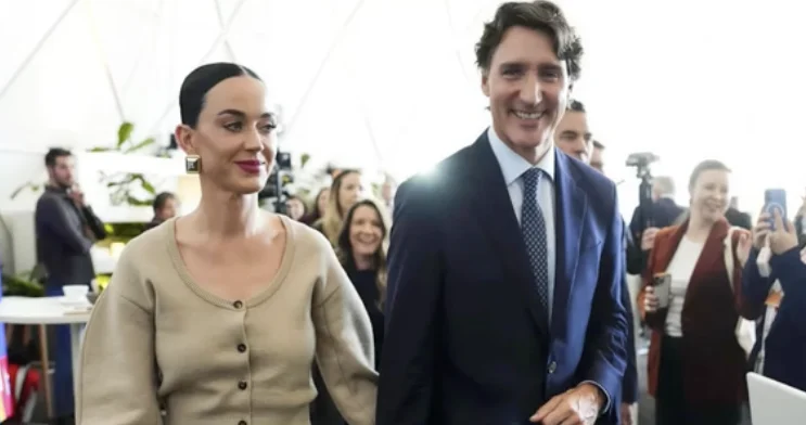 Katy Perry acompaña a Justin Trudeau al Foro de Davos