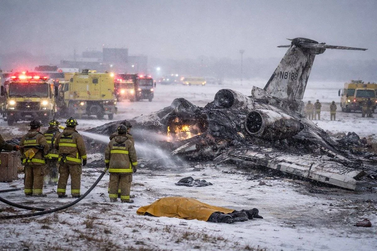 Tormenta invernal: Siete muertos tras accidente aéreo en EE.UU.