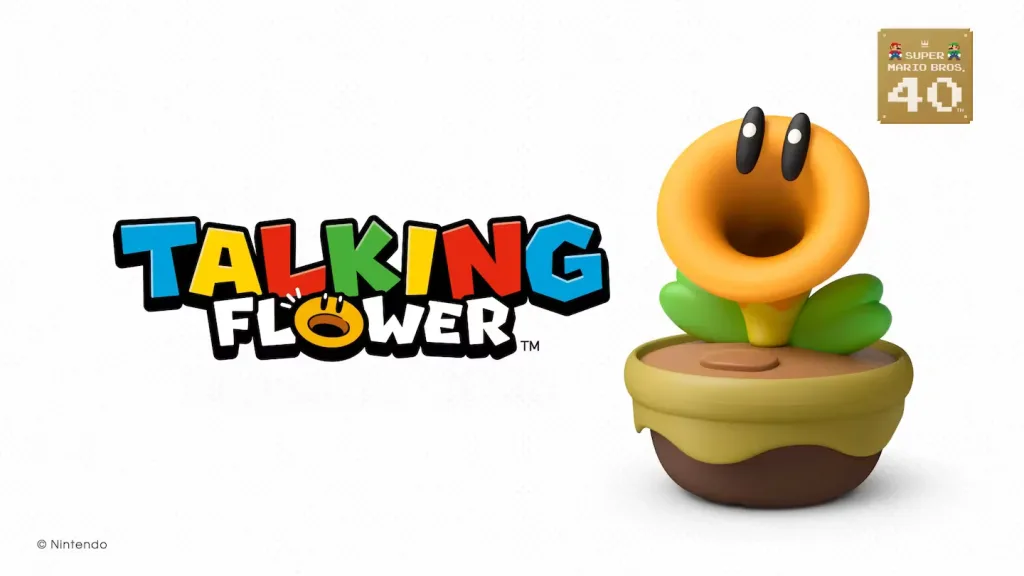 Nintendo lanza oficialmente la Flor Parlante de Super Mario Bros.