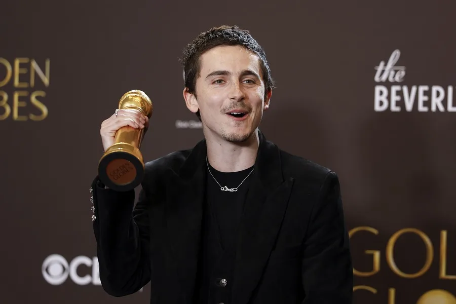 Timothée Chalamet gana el Globo de Oro al Mejor Actor