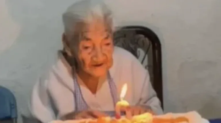 Fallece la abuelita del video viral “Apaga la vela” a los 108 años