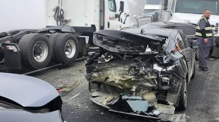 Caos en California: choque de 59 vehículos cierra la autopista 99