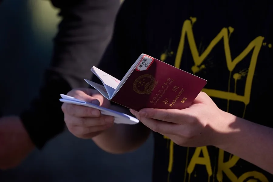 persona en búsqueda de asilo estadounidense