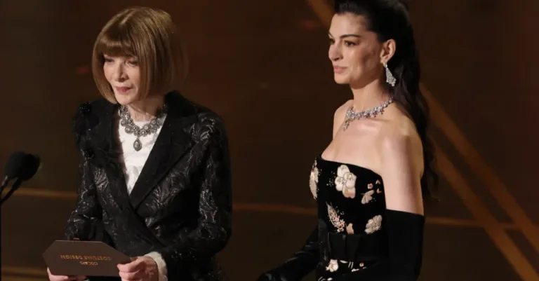 Anna Wintour y Anne Hathaway se reencuentran en los Oscar