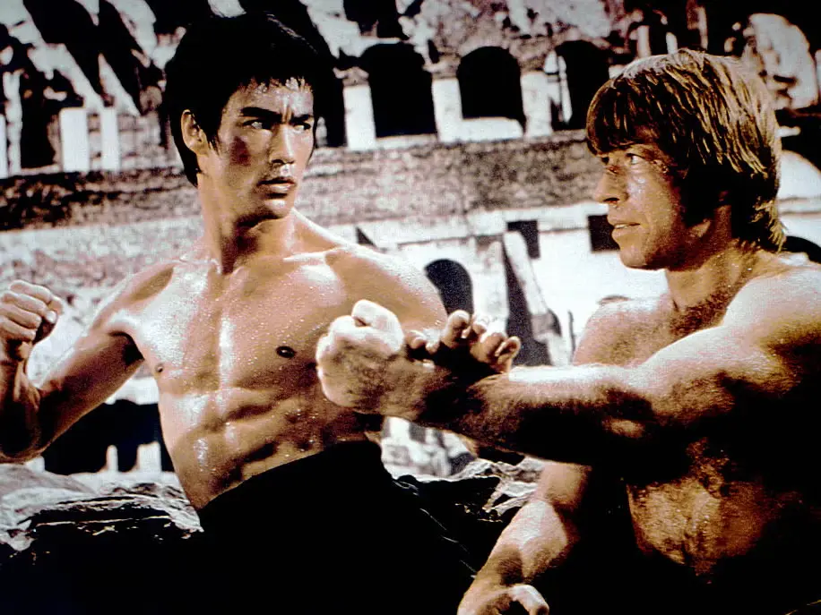 rivalidad de Chuck Norris y Bruce Lee