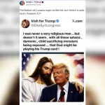 Donald Trump vuelve a usar imagen de Jesus en sus redes