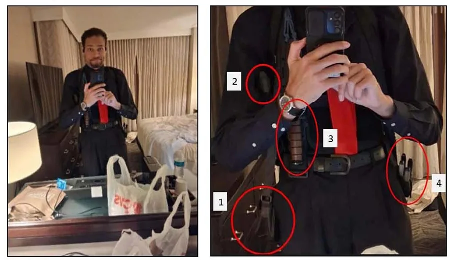 Revelan selfie del atacante de Trump minutos antes del atentado