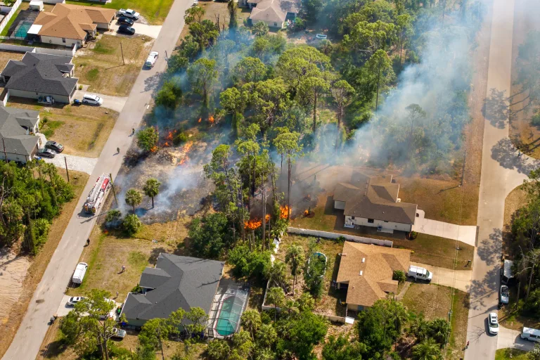 Héroe vecino evita que rayo destruya hogar en California