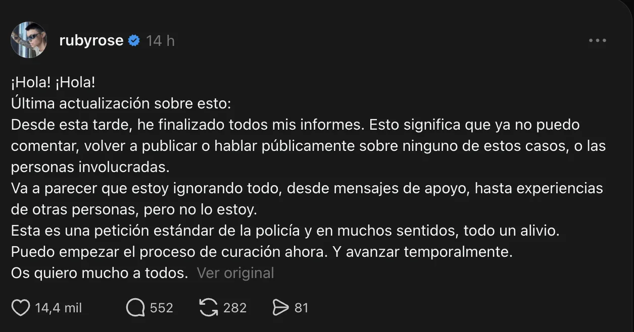 ¡Escándalo! Ruby Rose acusa a Katy Perry de agresión sexual