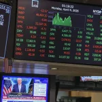 Wall Street cae tras rechazo de Trump a la paz con Irán