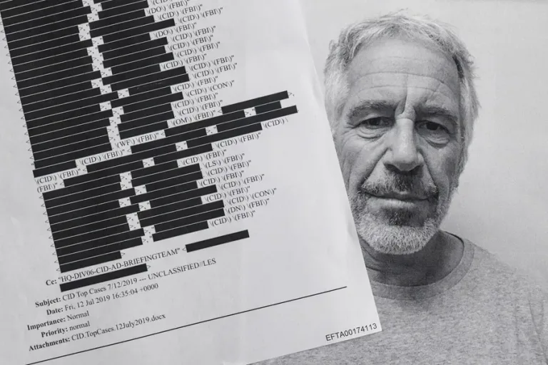 supuesta nota de suicidio de Epstein