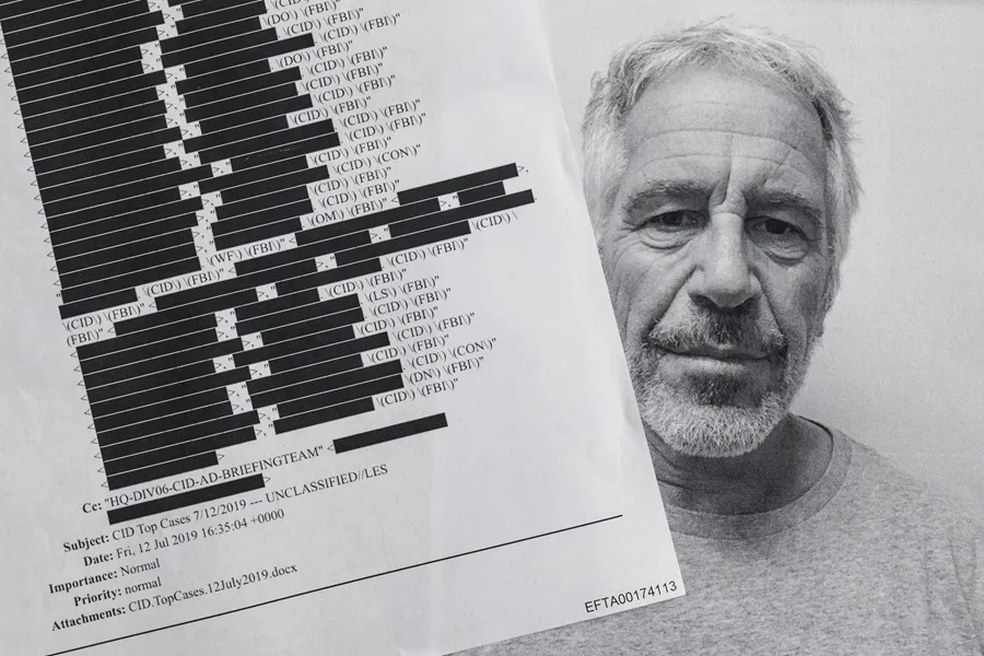 supuesta nota de suicidio de Epstein